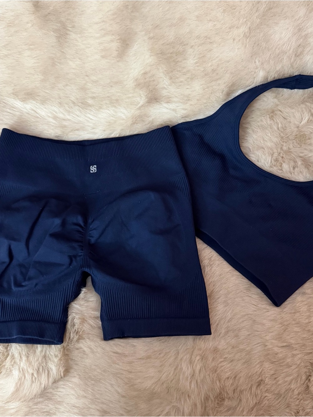 SUUKSESS Ribbed Seamless Halter Set - Picture 3 of 3